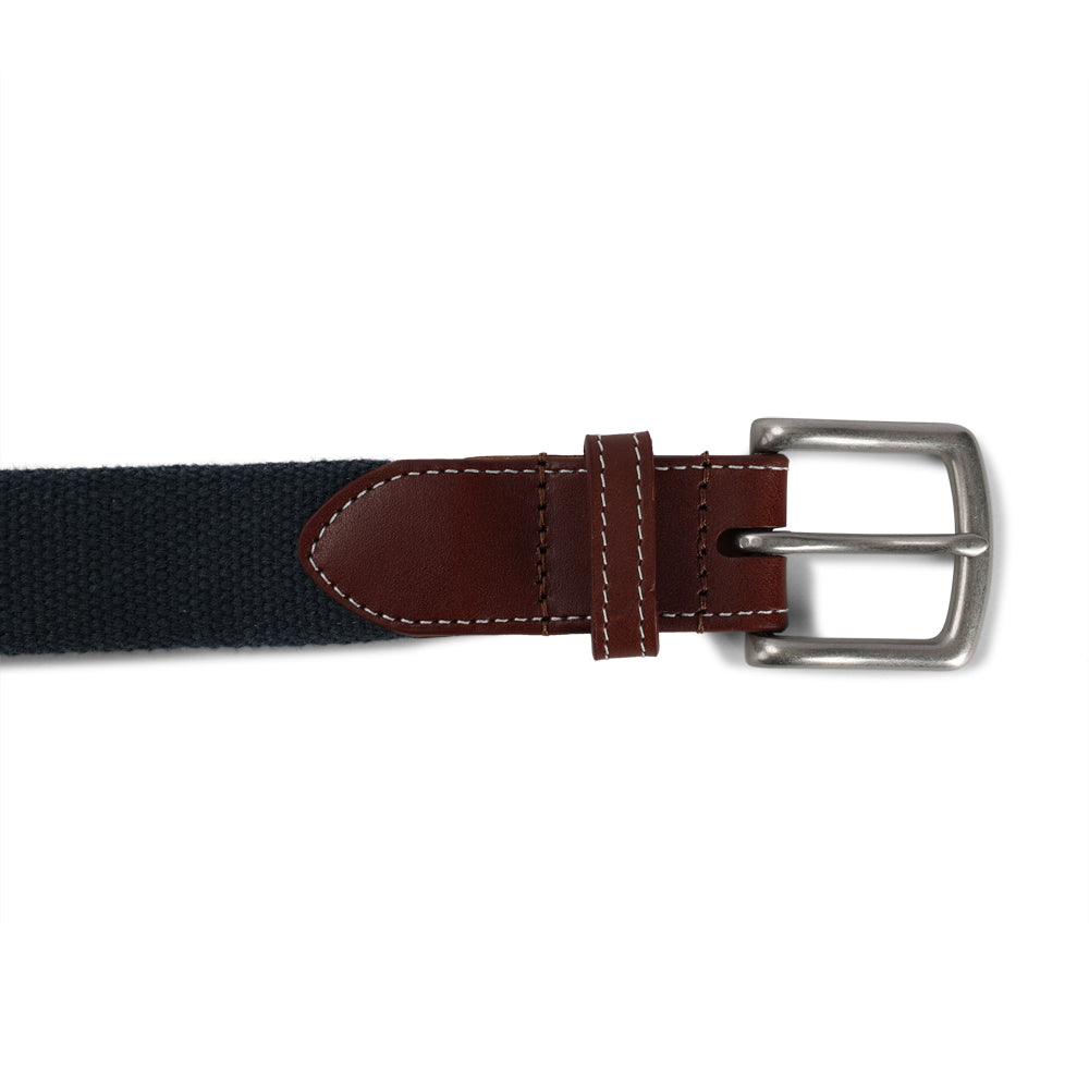 Peter Millar Georgetown Embroidered Leather Belt