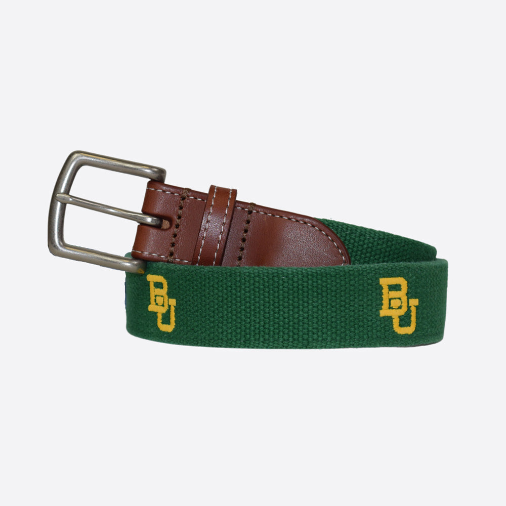 Peter Millar Baylor University Leather Belt
