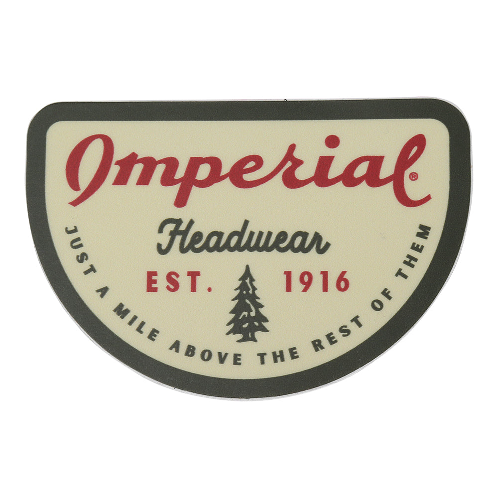 "The Mile Above" Premium Imperial Sticker