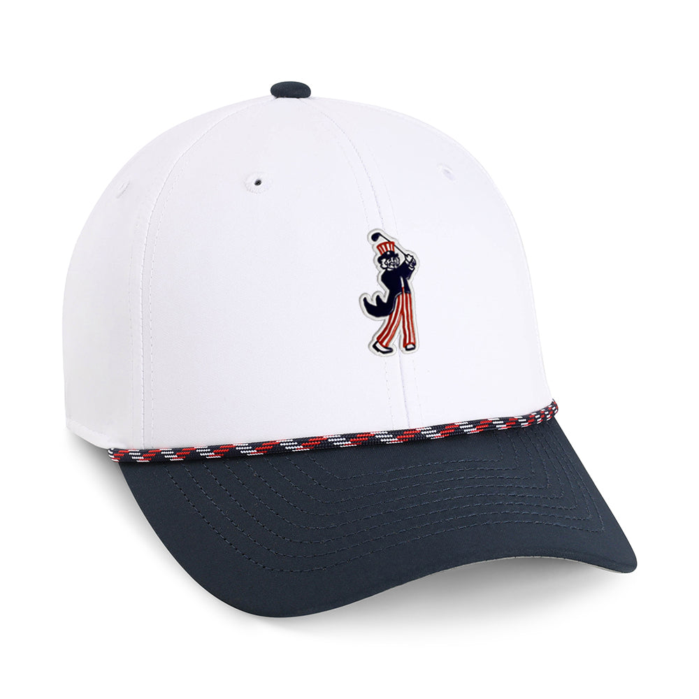 Uncle Slam 6-Panel Rope Hat - Two-Tone Performance Cap
