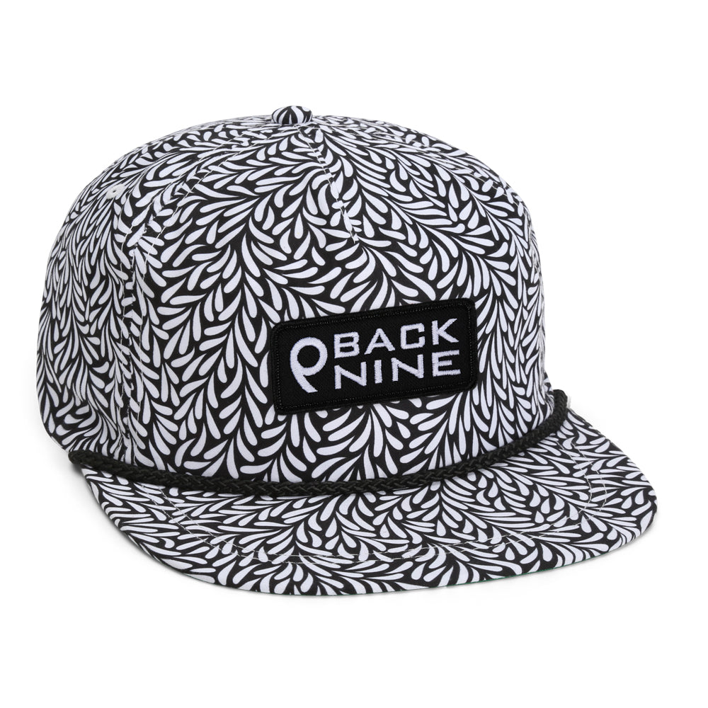 Back 9 Rope Cap - Classic Black DNA010 Design