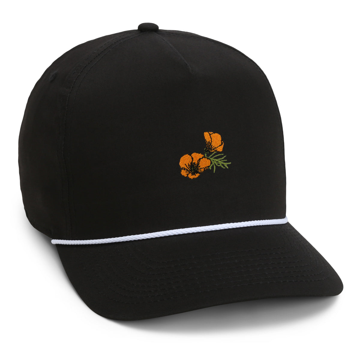 California Poppy Cotton Rope Hat