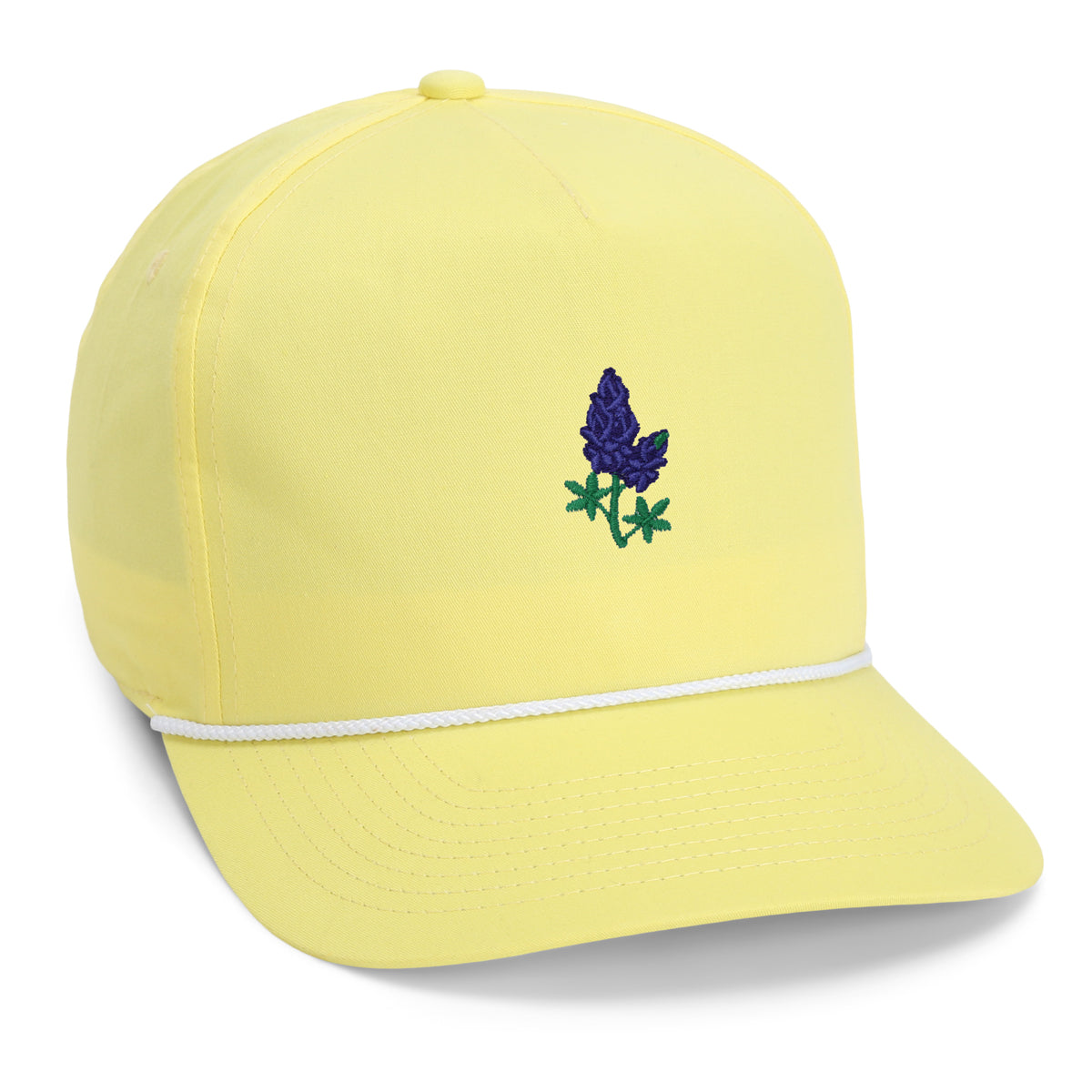 Texas Bluebonnet Cotton Rope Hat
