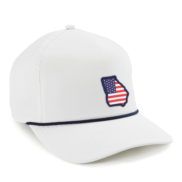 Vintage Patriotic Rope Cap by GSGA