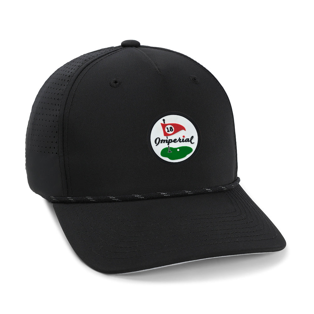 Imperial Flag Emblem Rope Cap - Perforated Lab Series