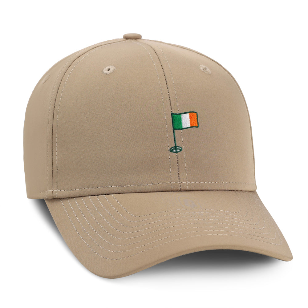 Irish Performance Cap with Structured Flagstick Design