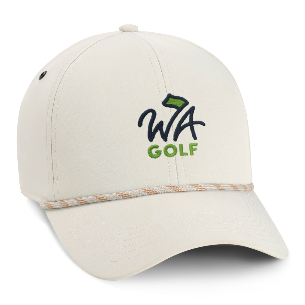 WGA Performance Rope Cap - 6-Panel Golf Hat
