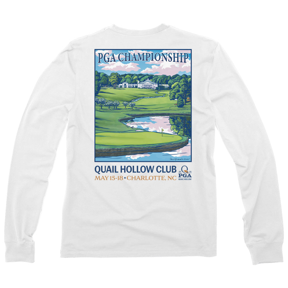 2025 PGA Championship Long Sleeve Tee by Lee Wybranski