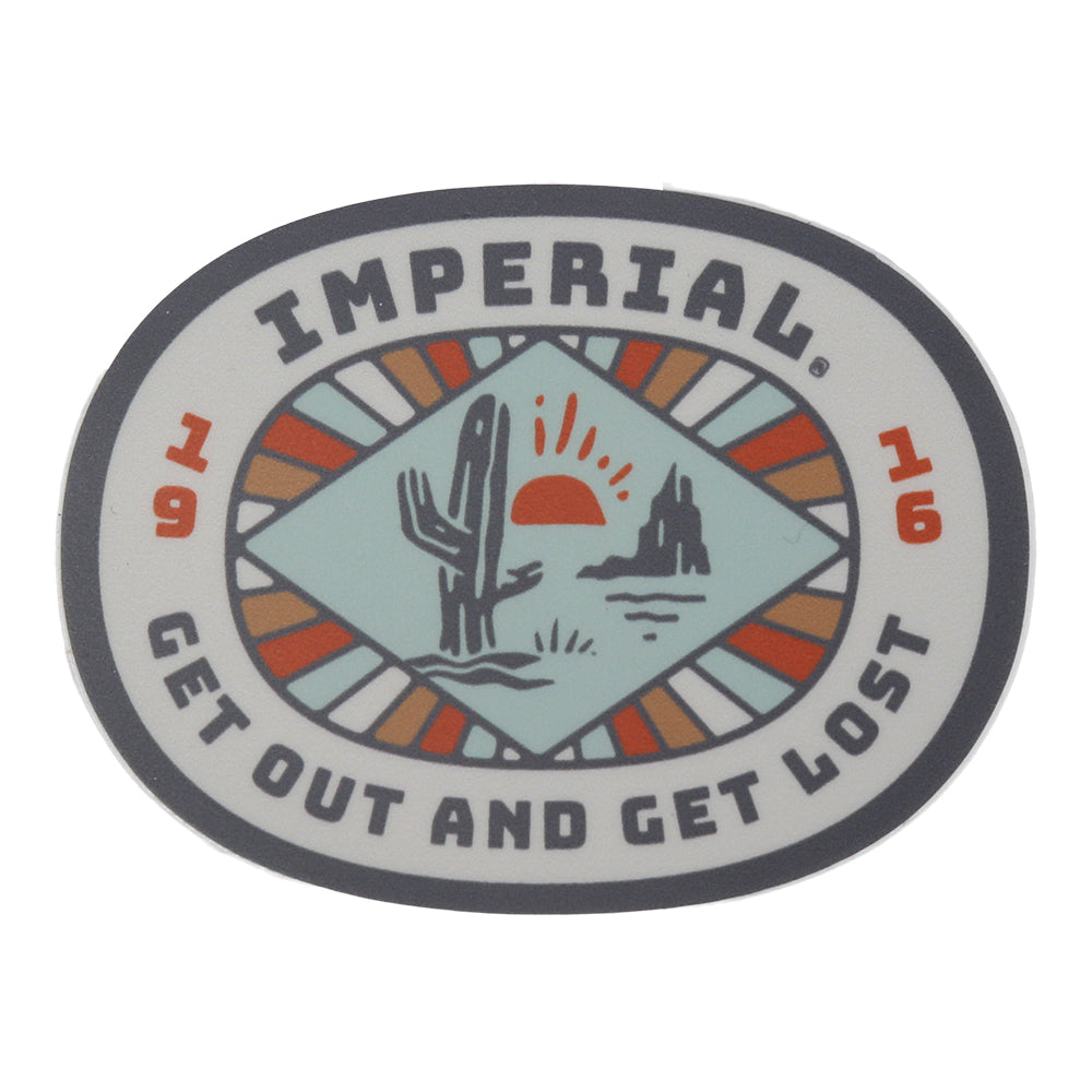 Desert-Themed Imperial Sticker for Decoration