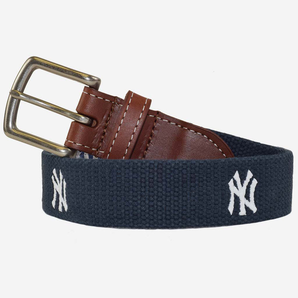 Peter Millar Yankees Leather Belt for Men