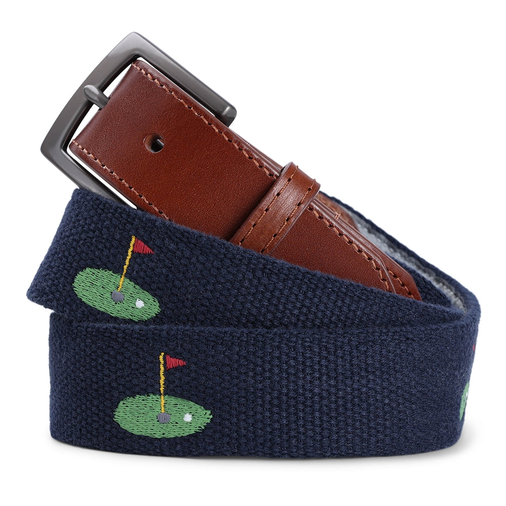 Embroidered Imperial Putting Green Belt